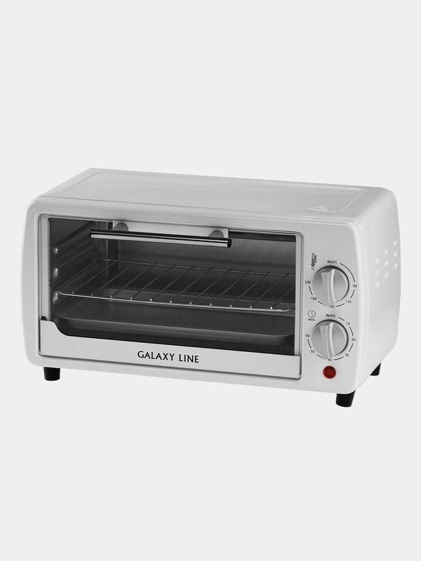 Мини-печь GALAXY LINE GL2625, белая, 1000 Вт