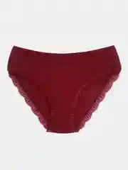 Бордовый трусы женские хлопковые