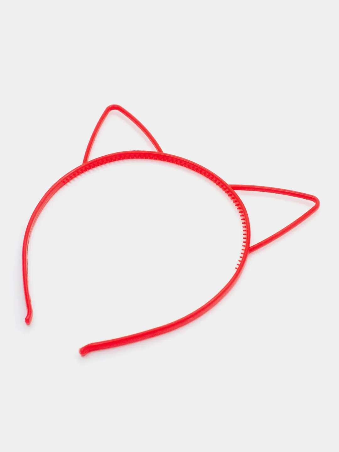 Красный ободок "Ушки кота"