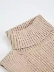 Бежевый манишка женская Zarina