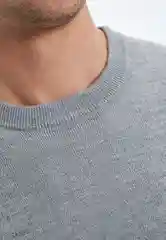 Серый меланж джемпер Мужской Zarina