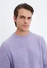 Лавандовый джемпер мужской Zarina