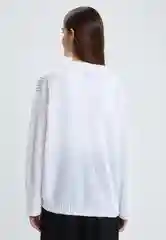 Белый джемпер Женский Zarina