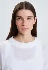 Белый джемпер Женский Zarina