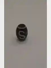 Бусина Дзи, длина 1 см