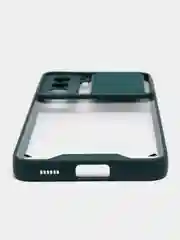 Морской чехол для Samsung Galaxy S21, Самсунг Галакси С21  пластиковый прозрачный с защитой камеры