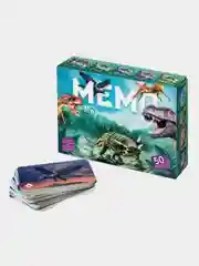 Настольная игра Мемо "Мир динозавров" 50 карточек + познавательная брошюра