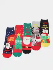 Носки унисекс с новогодними принтами