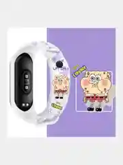Манго силиконовый ремешок с принтом для Xiaomi Mi Band 7 / 3 / 4 / 5 / 6