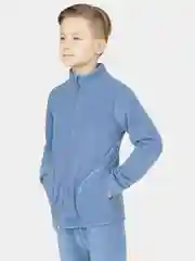 Синий меланж костюм Утенок флисовый