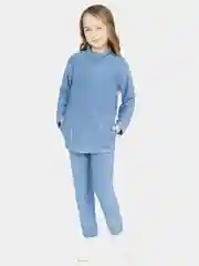 Синий меланж костюм Утенок флисовый