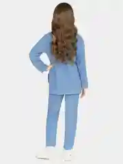 Синий меланж костюм Утенок флисовый