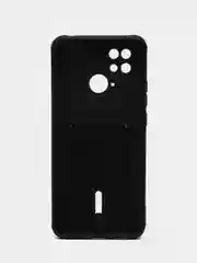 Черный чехол для Xiaomi Redmi 10C, Poco C40 / Сяоми Редми 10С, Поко С40, с карманом для карт