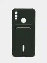 Зеленый чехол Honor 10 Lite Huawei P Smart 2019 (Хонор 10 Лайт), с карманом для карт