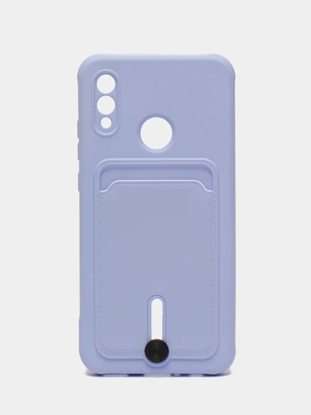 Лавандовый чехол Honor 10 Lite Huawei P Smart 2019 (Хонор 10 Лайт), с карманом для карт
