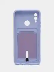 Лавандовый чехол Honor 10 Lite Huawei P Smart 2019 (Хонор 10 Лайт), с карманом для карт