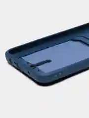 Синий чехол Honor 10 Lite Huawei P Smart 2019 (Хонор 10 Лайт), с карманом для карт