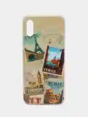 Горчичный чехол Xiaomi Redmi 9A, Сяоми Редми 9А с рисунком "Игра в кальмара"