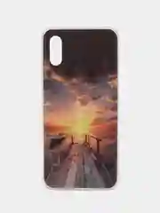 Рыжий чехол Xiaomi Redmi 9A, Сяоми Редми 9А с рисунком "Игра в кальмара"