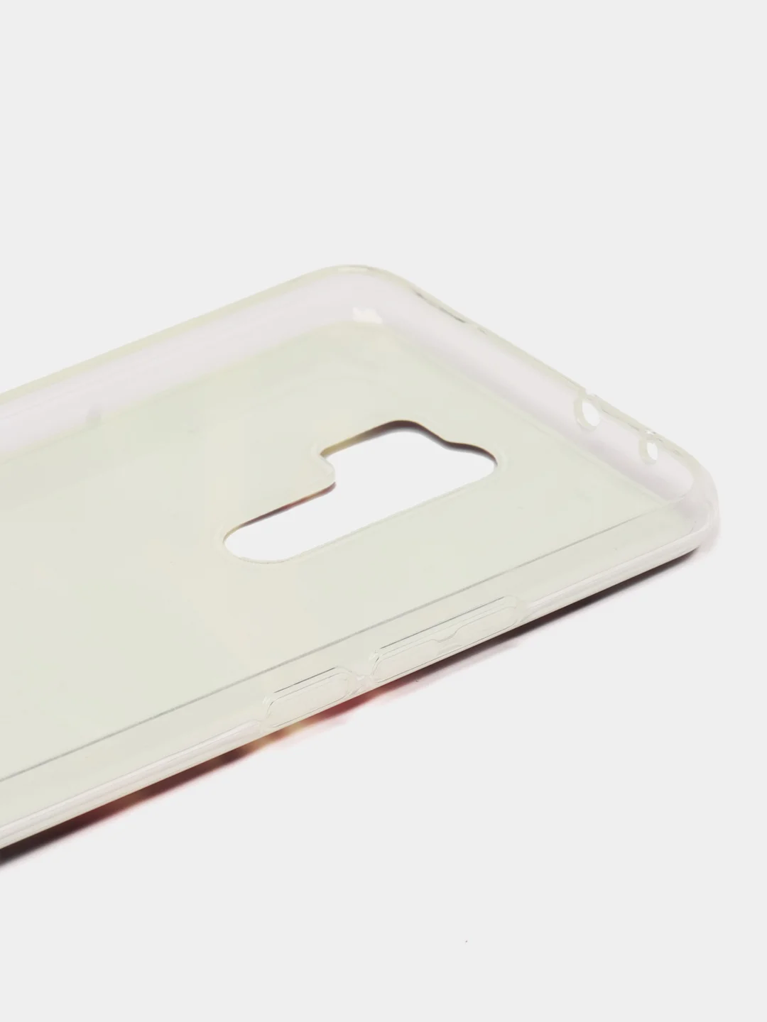 Бордовый чехол Xiaomi Redmi 9 / Сяоми Редми 9, силиконовый, с рисунком