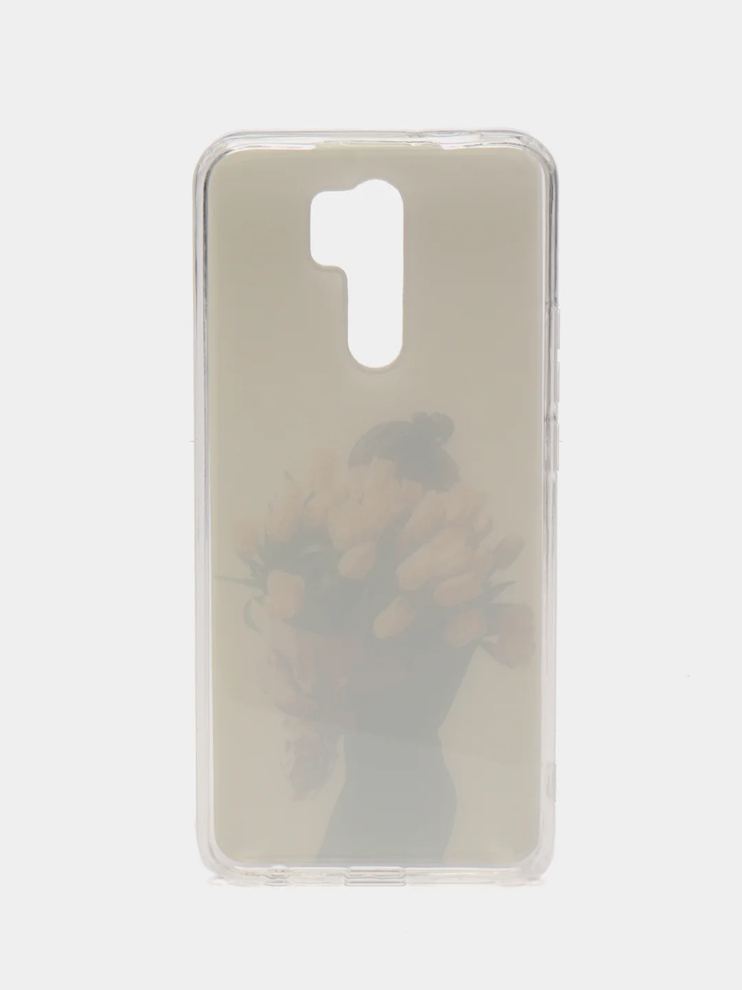 Горчичный чехол Xiaomi Redmi 9 / Сяоми Редми 9, силиконовый, с рисунком