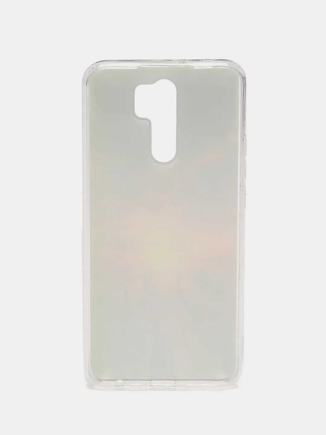 Оранжевый чехол Xiaomi Redmi 9 / Сяоми Редми 9, силиконовый, с рисунком