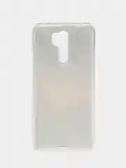 Оранжевый чехол Xiaomi Redmi 9 / Сяоми Редми 9, силиконовый, с рисунком