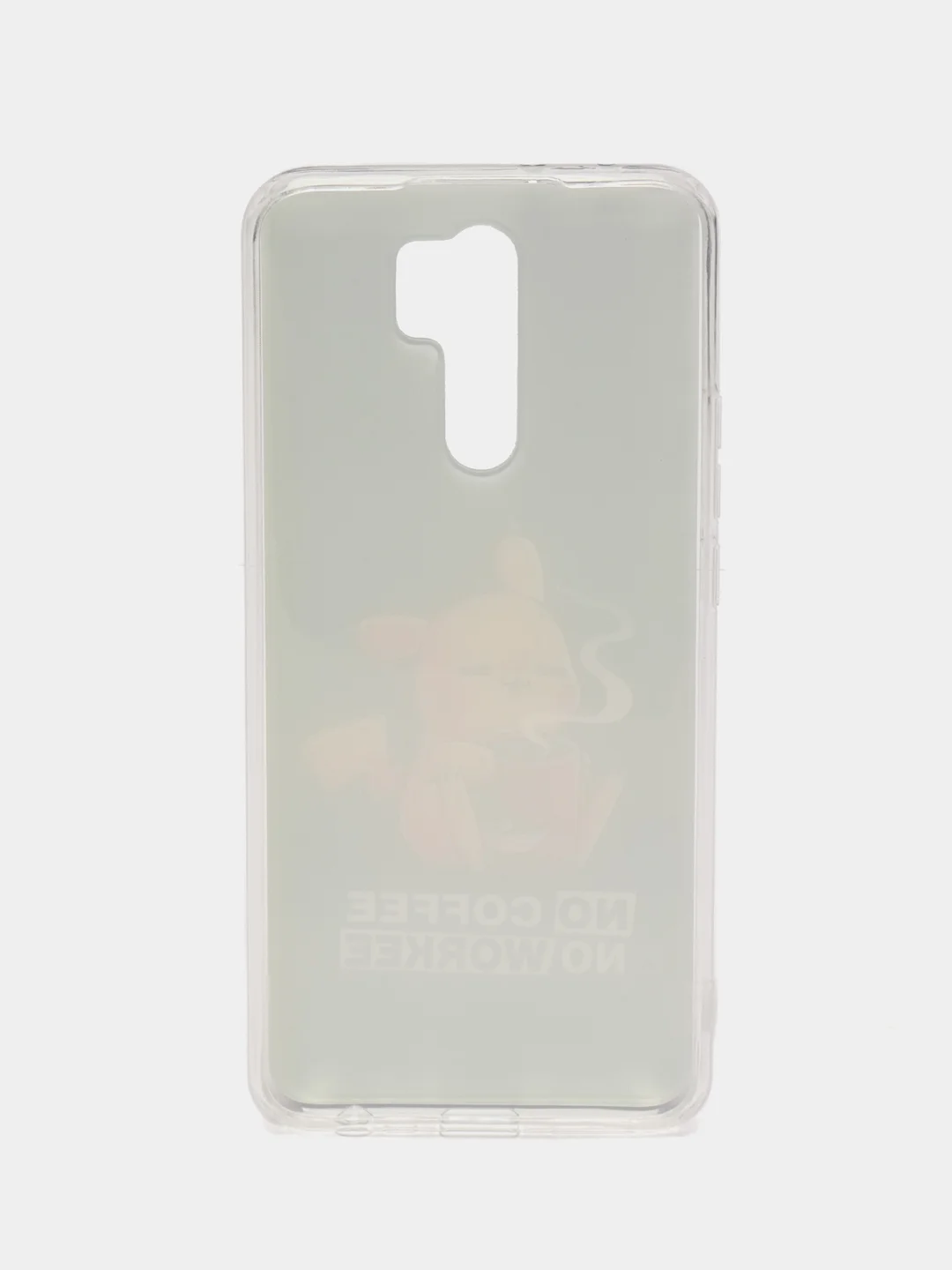 Черный чехол Xiaomi Redmi 9 / Сяоми Редми 9, силиконовый, с рисунком