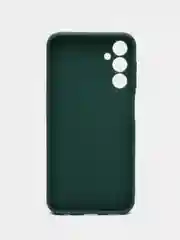 Зеленый чехол для Samsung Galaxy A24 (Самсунг Галакси А24), силиконовый, матовый