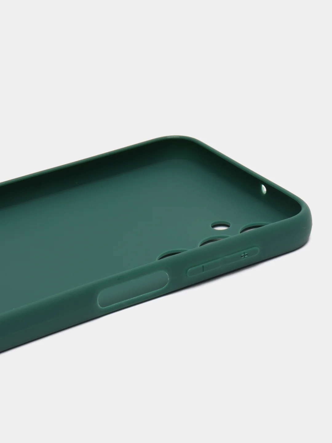 Зеленый чехол для Samsung Galaxy A24 (Самсунг Галакси А24), силиконовый, матовый