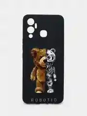Коралловый чехол силиконовый с принтом для Infinix HOT 12 Play