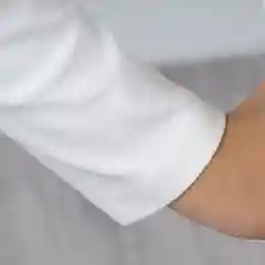 Белый лонгслив детский 5+ базовый, хлопковый
