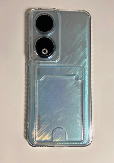 Чехол HONOR 90 с защитой камеры и карманом для пластиковой карты