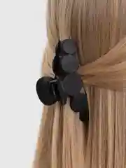 Угольный краб для волос