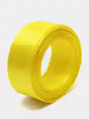 Лимонный лента атласная, ширина 20 мм