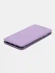 Сиреневый чехол книжка Huawei Y6 2018 / Honor 7C / 7A Pro / Y6 Prime (Хуавей Хонор 7С / 7А Про)