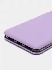 Сиреневый чехол книжка Huawei Y6 2018 / Honor 7C / 7A Pro / Y6 Prime (Хуавей Хонор 7С / 7А Про)