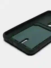 Зеленый чехол для Xiaomi Redmi Note 8 Pro (Сяоми Редми Нот 8 Про), с карманом для карт
