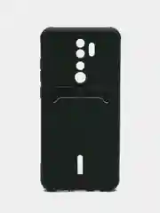 Зеленый чехол для Xiaomi Redmi Note 8 Pro (Сяоми Редми Нот 8 Про), с карманом для карт