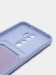 Лавандовый чехол для Xiaomi Redmi Note 8 Pro (Сяоми Редми Нот 8 Про), с карманом для карт