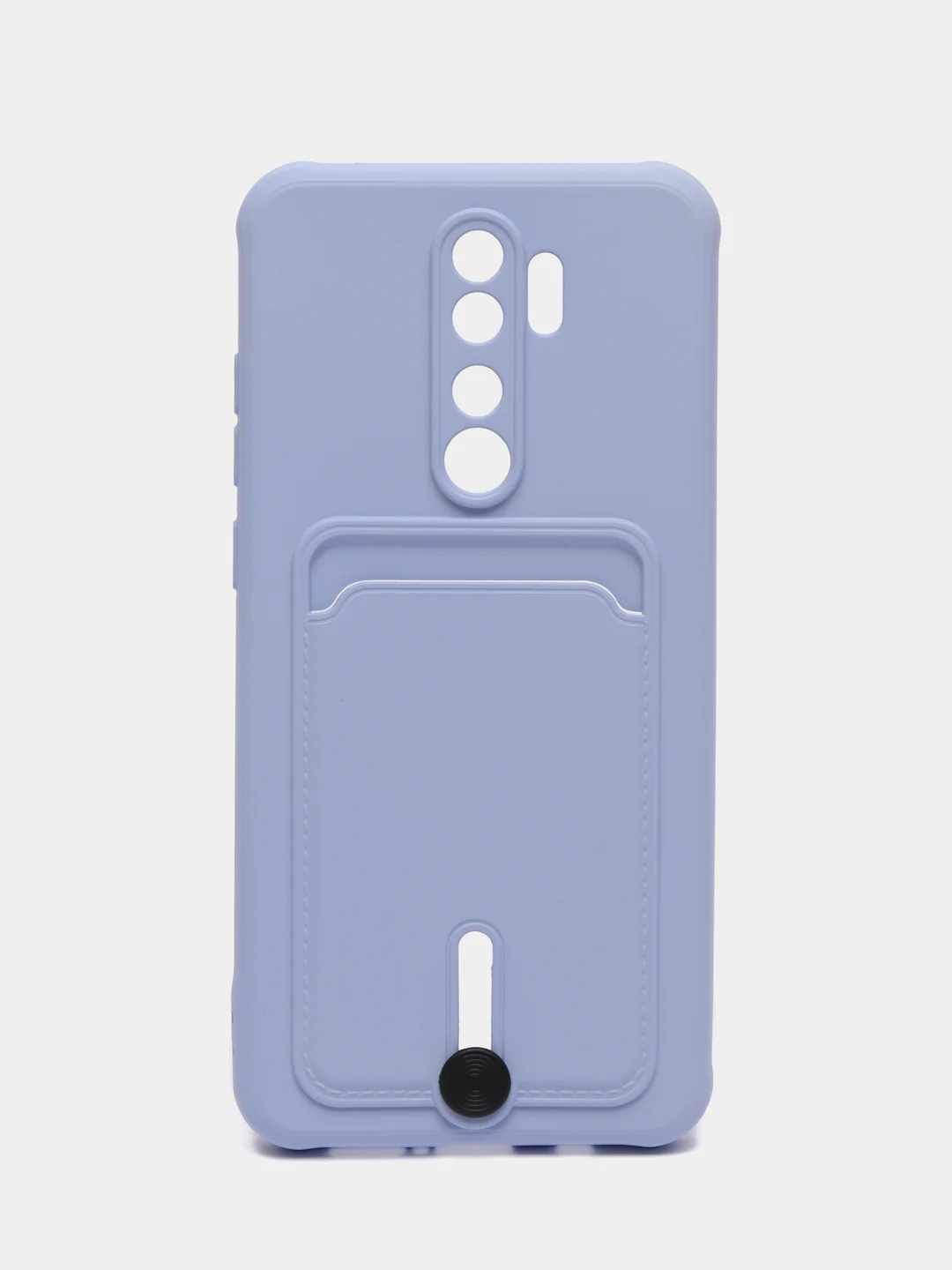 Лавандовый чехол для Xiaomi Redmi Note 8 Pro (Сяоми Редми Нот 8 Про), с карманом для карт