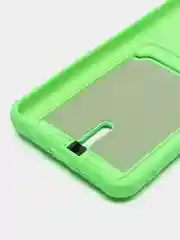 Лайм чехол для Xiaomi Redmi Note 8 Pro (Сяоми Редми Нот 8 Про), с карманом для карт