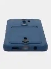 Синий чехол для Xiaomi Redmi Note 8 Pro (Сяоми Редми Нот 8 Про), с карманом для карт