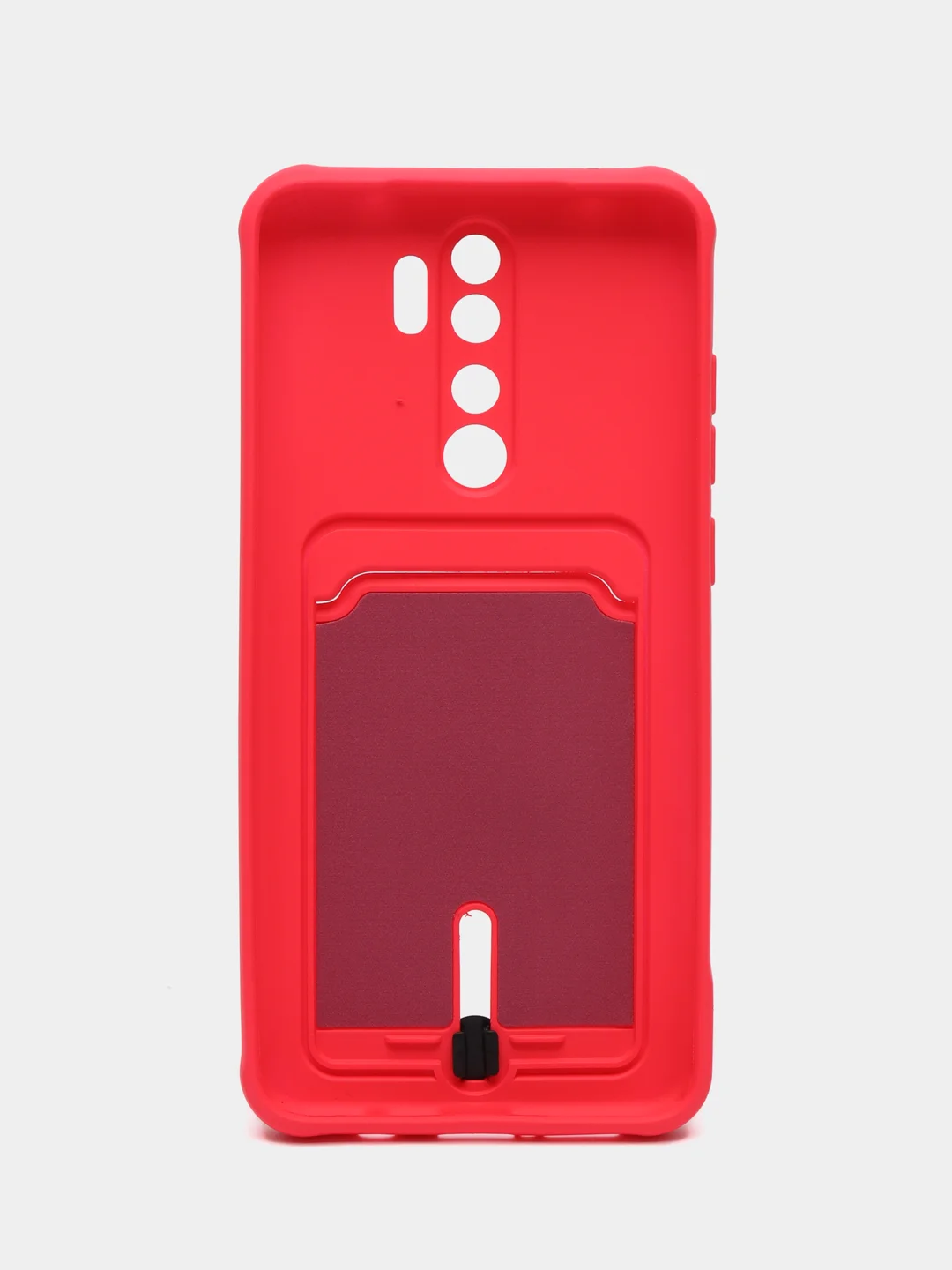 Фуксия чехол для Xiaomi Redmi Note 8 Pro (Сяоми Редми Нот 8 Про), с карманом для карт