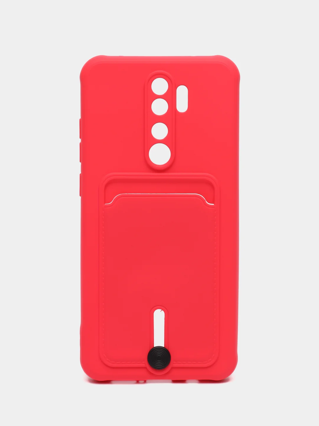 Фуксия чехол для Xiaomi Redmi Note 8 Pro (Сяоми Редми Нот 8 Про), с карманом для карт