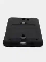 Черный чехол для Xiaomi Redmi Note 8 Pro (Сяоми Редми Нот 8 Про), с карманом для карт