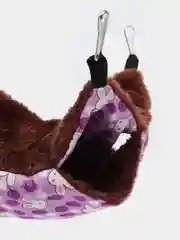 Фиолетовый гамак для грызунов, двухъярусный подвесной дом
