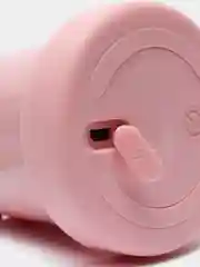 Розовый беспроводной портативный блендер для смузи, бутылка блендер