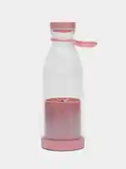Розовый беспроводной портативный блендер для смузи, бутылка блендер