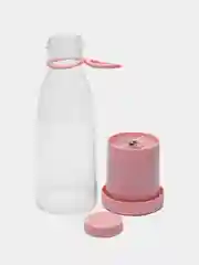 Розовый беспроводной портативный блендер для смузи, бутылка блендер